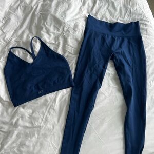 SET ACTIVE Sculptflex Legging and Ribbed V Bra